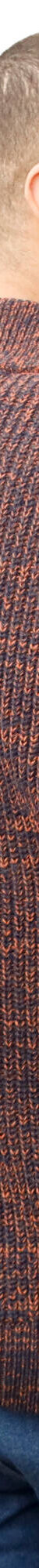 Gilet zippé côte anglaise 30% laine (orange mouliné) Gilet zippé côte anglaise 30% laine (orange mouliné)